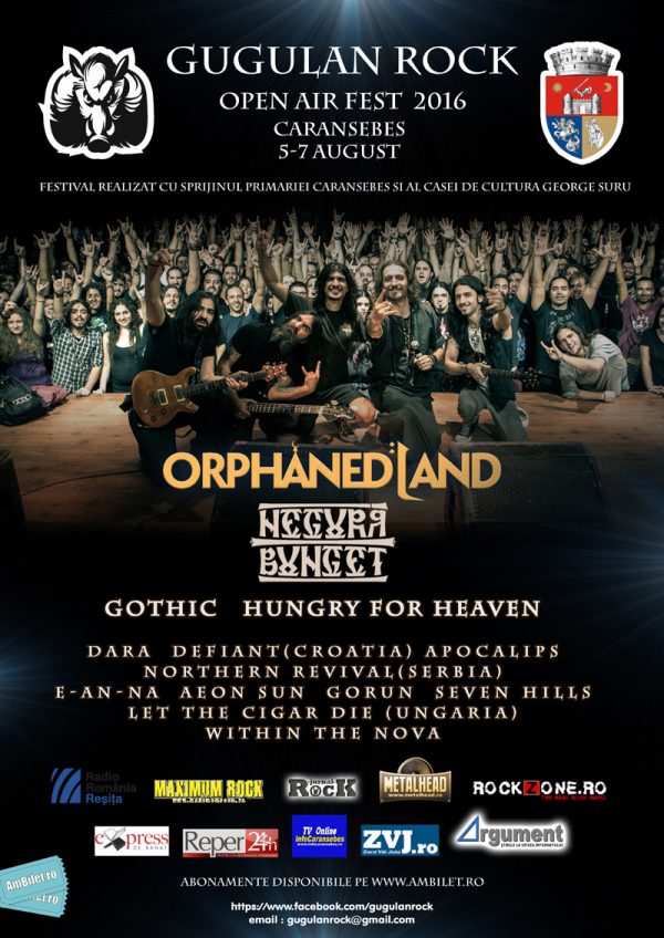 Gugulan Rock – Open Air Festival (5-7.08.2016), Afla toate informatiile!